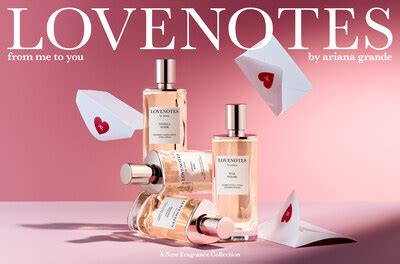 LOVENOTES by Ariana Grande, the newest fragrance collection.